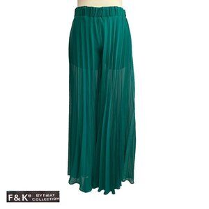 𝅺F & K Collection Accordion Pleated Pants